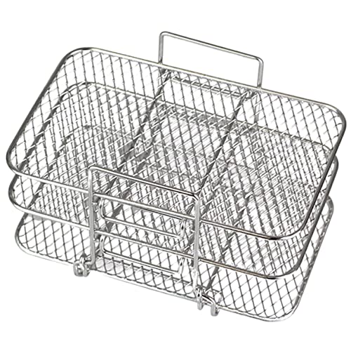 SOIMISS Rejilla Apilable de Deshidratación Inoxidable Freidora de Aire Estante de Secado Resistente Altas Almacenar