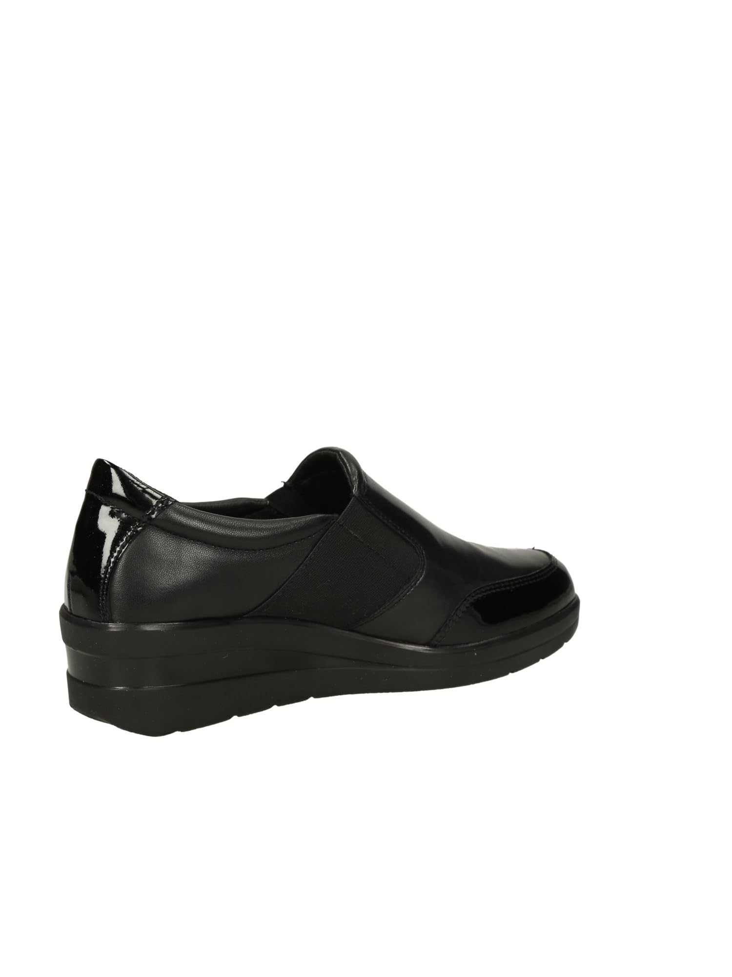 Valleverde Mocassini Donna 36200A in Pelle Nero Modello Casual. Una Calzatura Comoda Adatta per Tutte Le Occasioni. Autunno-Inverno 2022