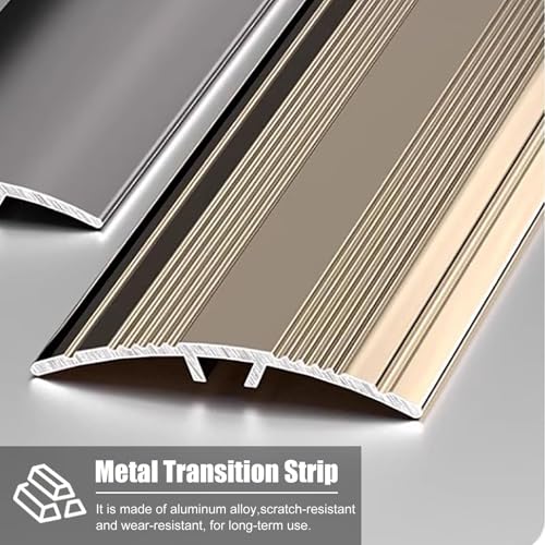 Bande de transition sol-carrelage contre les trébuchements de seuil