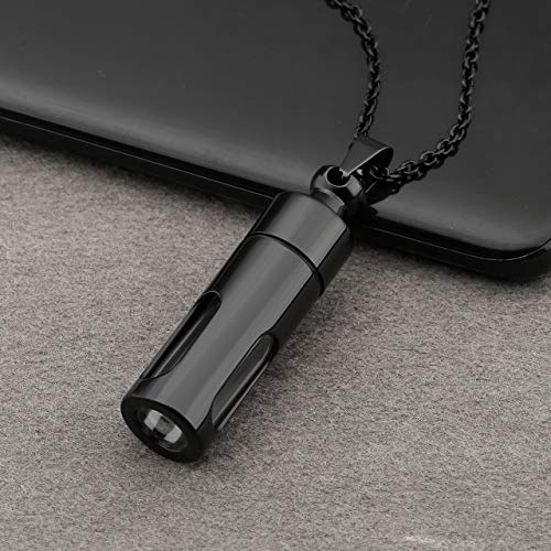 Personalized Master Custom Tube Urn Necklace for Ashes Stainless Steel Cremation Jewelry Keepsake Memorial Gift3