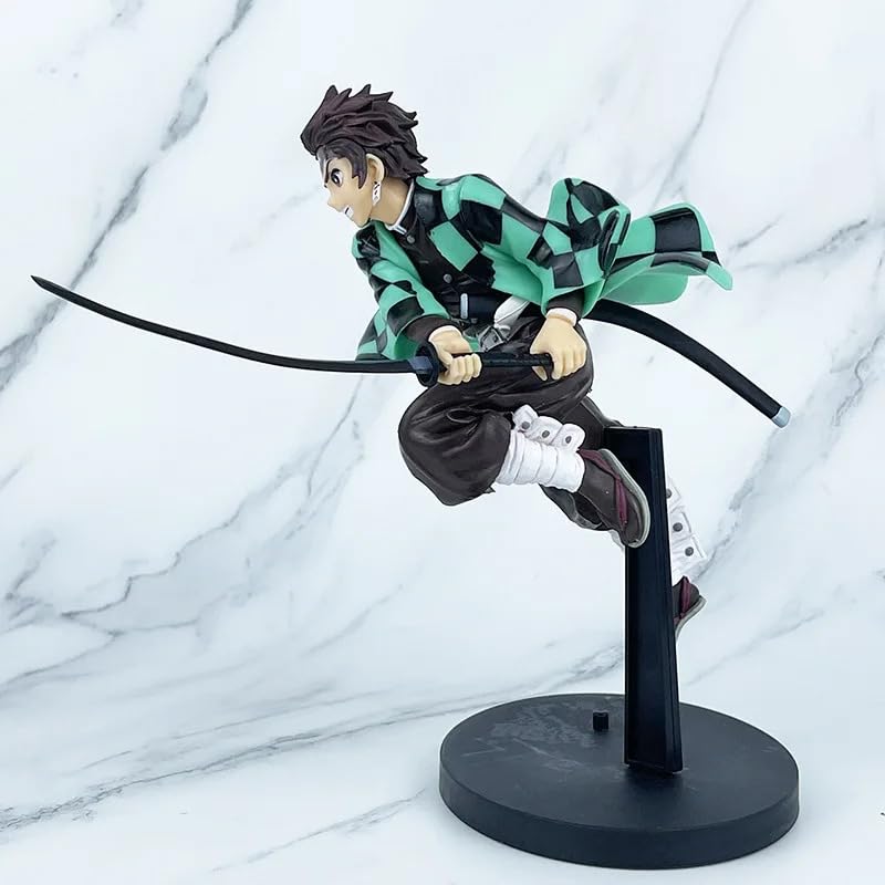 Image of Awestuffs Tanjiro Action Figure Limited Edition (Tanjiro Fly Attack) 19cm