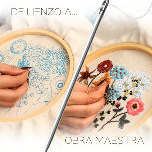 Miniatura 5 de Vaymat. - Kit Bordado, Manualidades Adultos, Kit Bordado Principiantes, Bordado