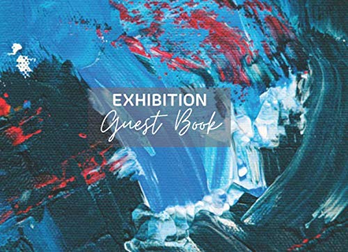 Exhibition Guest Book With Space For Collecting Email Addresses, Name And Comments: Art Gallery Guest Book | Convention Email Book