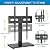 PERLESMITH Universal Swivel TV Stand&TV Anti-tip Straps PSTVS17&PSAS1