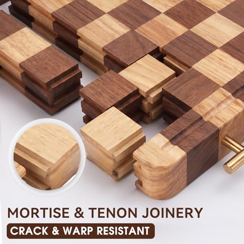 Tabla de Cortar Rectangular de Madera con Mango y Ranura para Jugos miniatura 4