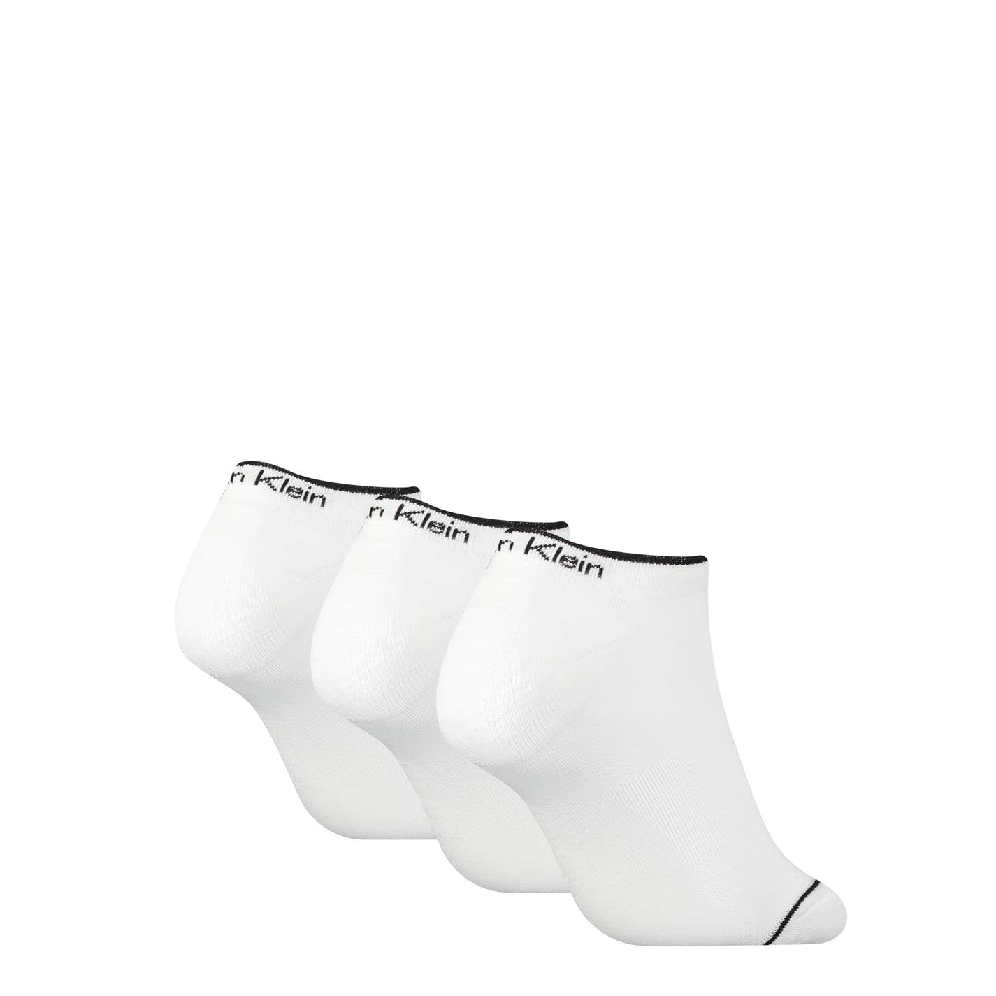 Calvin Klein Women's Athleisure Sneaker 1, White, ONE Size (Pack of 3)