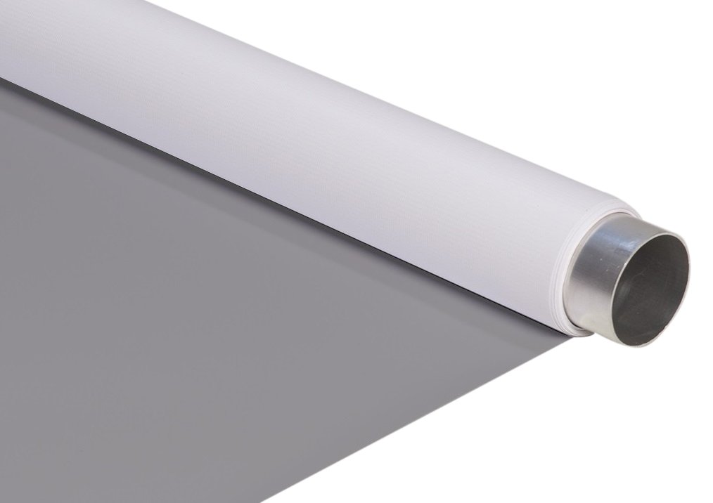 BLGR1446 - Fondo de Vinilo Reversible, 145 x 450 cm, Color Blanco y Gris