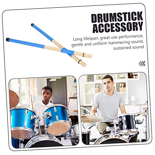 Levemolo 1par de baquetas profesionales de madera para instrumentos de percusión miniatura 6