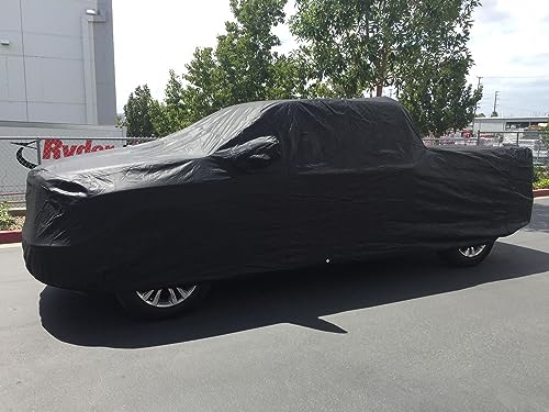 Image of Custom Fit 1998-2018 Dodge Ram 1500 Crew Cab Quad Cab 5.5ft Bed Box Short Bed Truck Car Cover Black