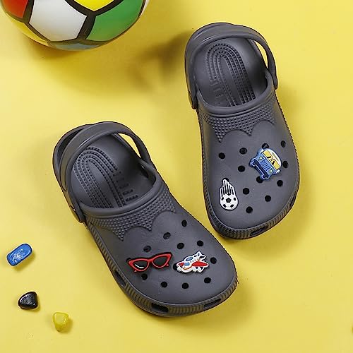 Image of MOZAFIA CHIKU Super Lightweight Cushioned Footbed EVA Sole Pull ON Washable Clogs for Kids