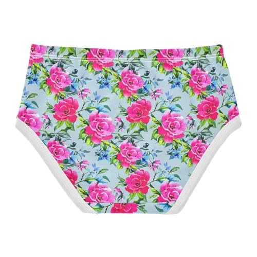 Pink Flowers Toddler Girls's Underwear 2T 202c16192