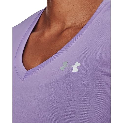 Image of Under Armour Womens Tech V-Neck Short-Sleeve T-Shirt