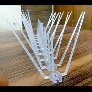Pigeon Control Spikes, Polycarbonate Bird Spikes 100 Pcs