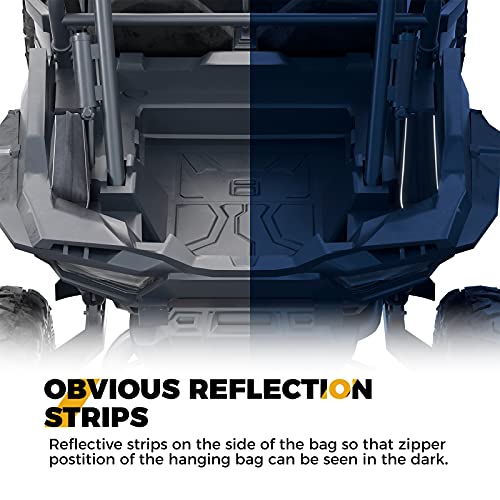 KEMIMOTO Rear Cargo Bag Compatible with RZR UTV Rear Bed Gear Tool Bags XP 1000 Storage Bags