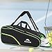 MATEIN Tennis Bag 6 Rackets, Extra Large Protective Convertible Racquet Bag with Shoes Compartment for Men Women, Racket Backpack with Cooler Pocket & Removeable Shoulder Strap for Sport Equipment