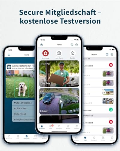 Arlo 2K Video Türklingel mit Kamera & Türgong, WLAN Doorbell, kabellos – Ansicht 4