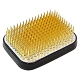 KAKURI Kenzan フラワーフロッグ ミニスクエア 2.6インチ 日本産イケバナフラワーアレンジメント用品 日本製 高品質フラワーホルダーピンカエル 真鍮ゴールド