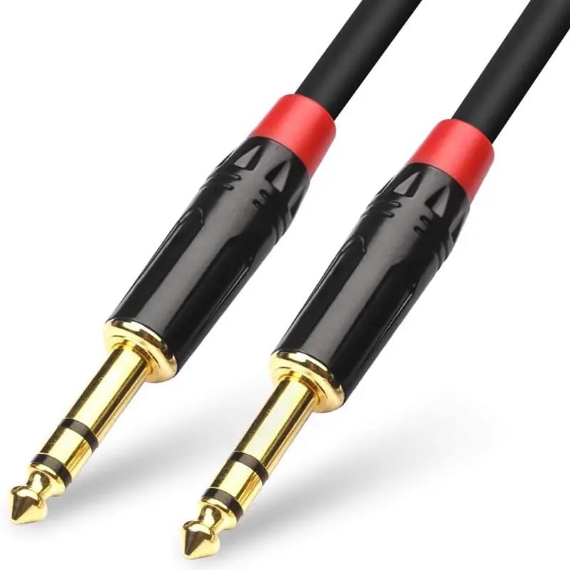 EKAAZ TRS Male to Male Cable – 1/4 Inch (6.35mm) TRS to TRS Balanced Stereo Audio Cable – Quarter Inch Stereo Cable for Mixer, Speaker, Amplifier, Studio Monitors (3m)-image-10
