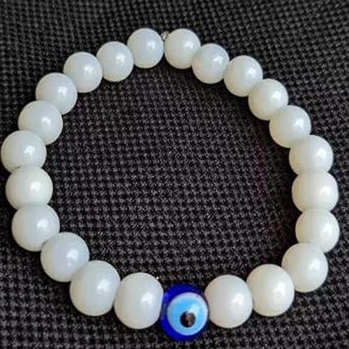 Image of Honbon Fancy Designer Beads Evil Eye Charms Bracelet,Handmade Unisex Nazar Bracelets,Friendship Band for All -Girls, Boys, Men & Women