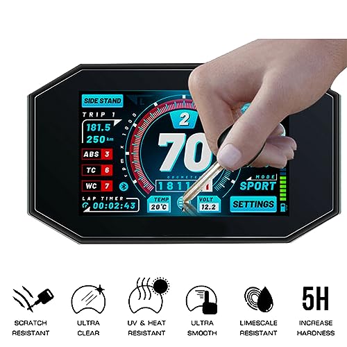 Film protection d'instrument moto de qualité supérieure MT-09