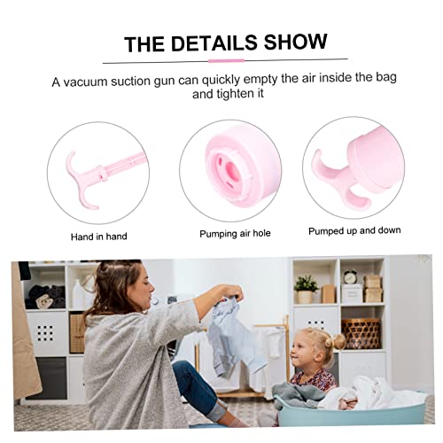 Sac de rangement sous vide Cabilock plastique jaune réutilisable compression