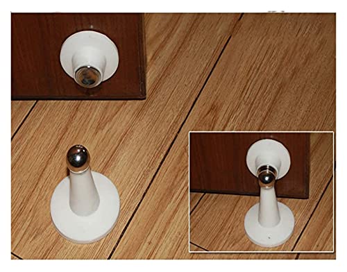 Tope de puerta de gel de sílice anticolisión con succión magnética para pared 8
