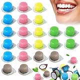 22 Pcs 2.5g Pâte À Polir Dents 4 Gros Grain 13 Grainmoyen 5 Grain Fin Élimine Taches Blanc...