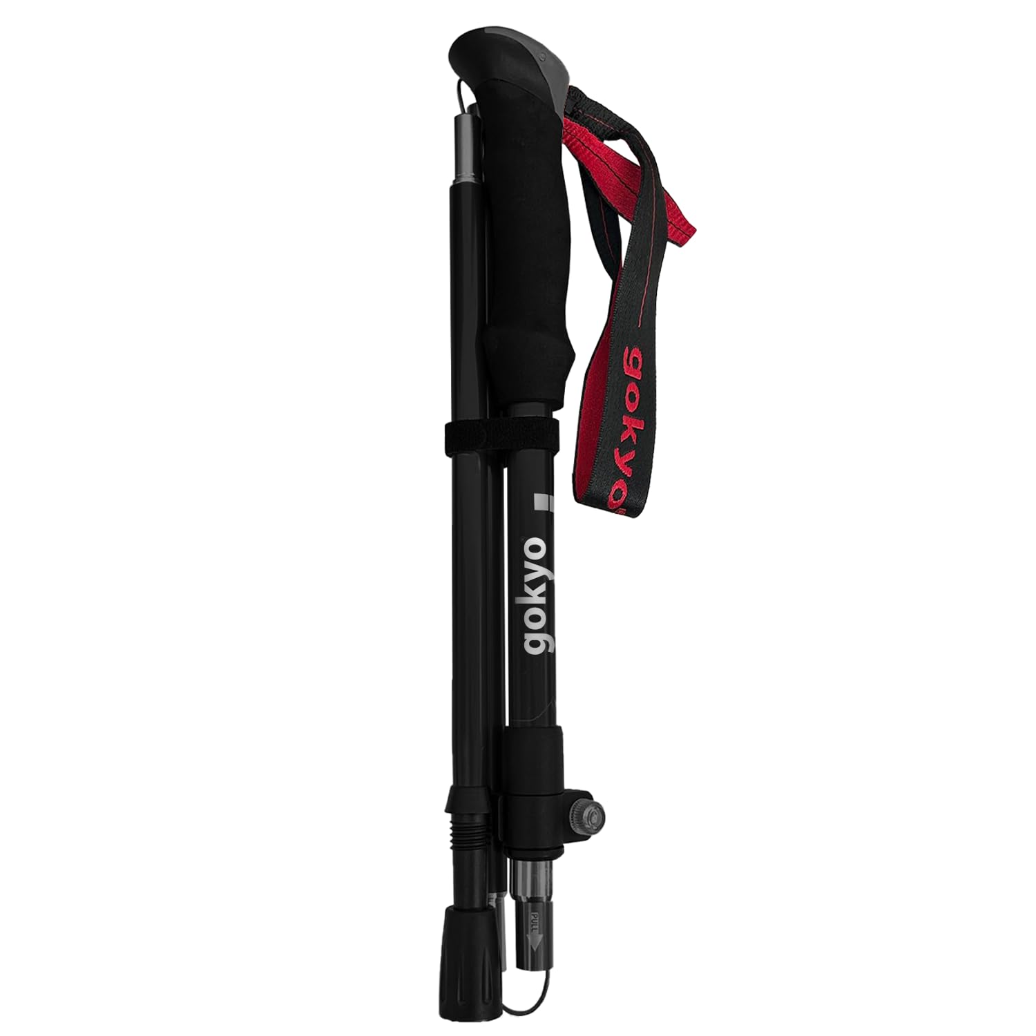 Gokyo K2 Foldable Trekking Pole 33 Cms Aluminium Alloy 7075 Sturdy 270 Grams only Ultralight Press + Button Lock Metal Rope fold -Black (B0CQXN5TQZ) Amazon Price History, Amazon Price Tracker