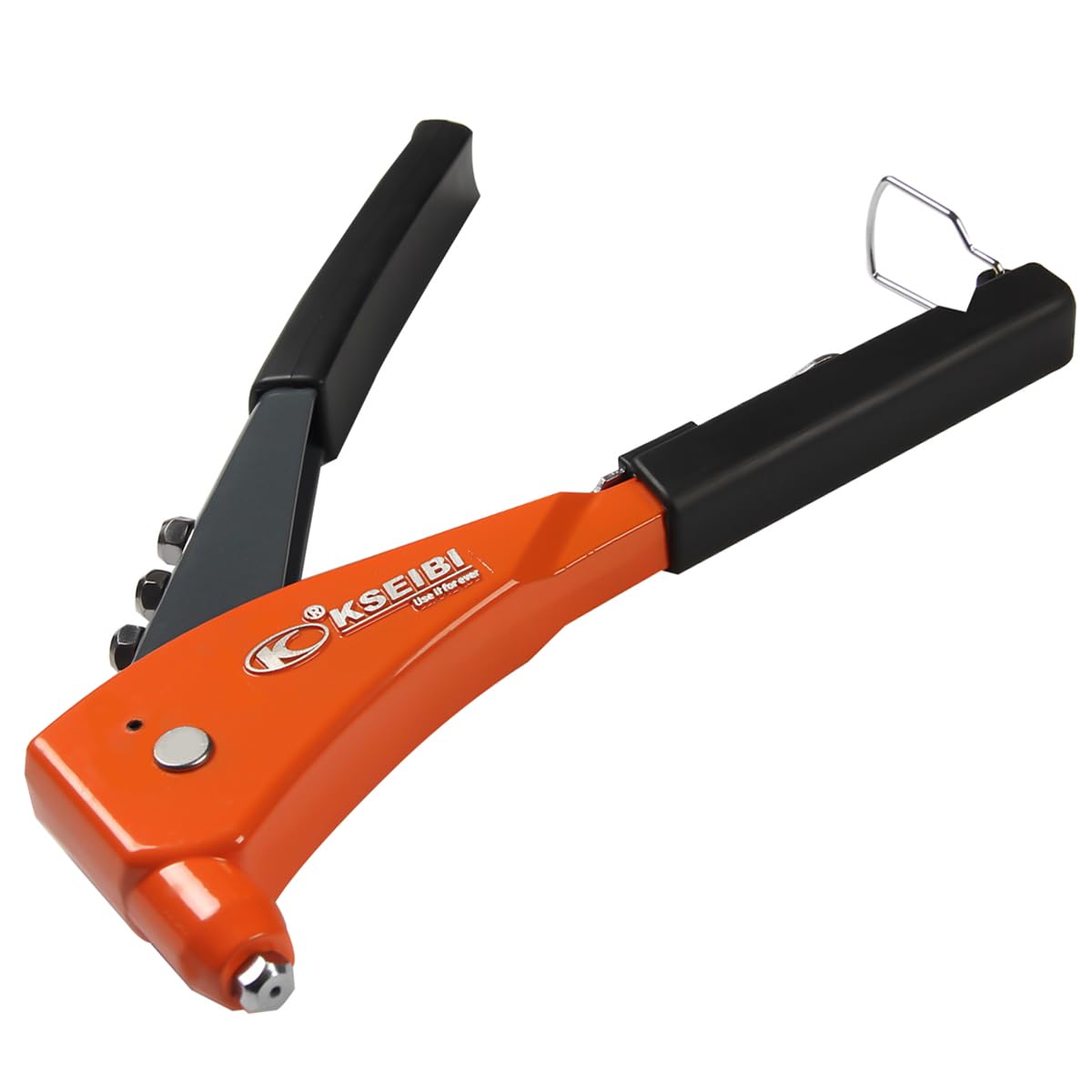 KSEIBI 151025 Heavy-Duty Manual Hand Riveter, Adjustable 15-25mm Rivet Gun, Heavy Duty Clamp