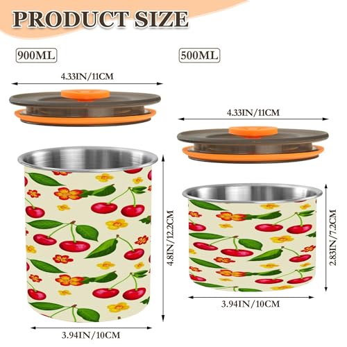 Contenedor hermético para café de acero inoxidable 30 oz miniatura 3