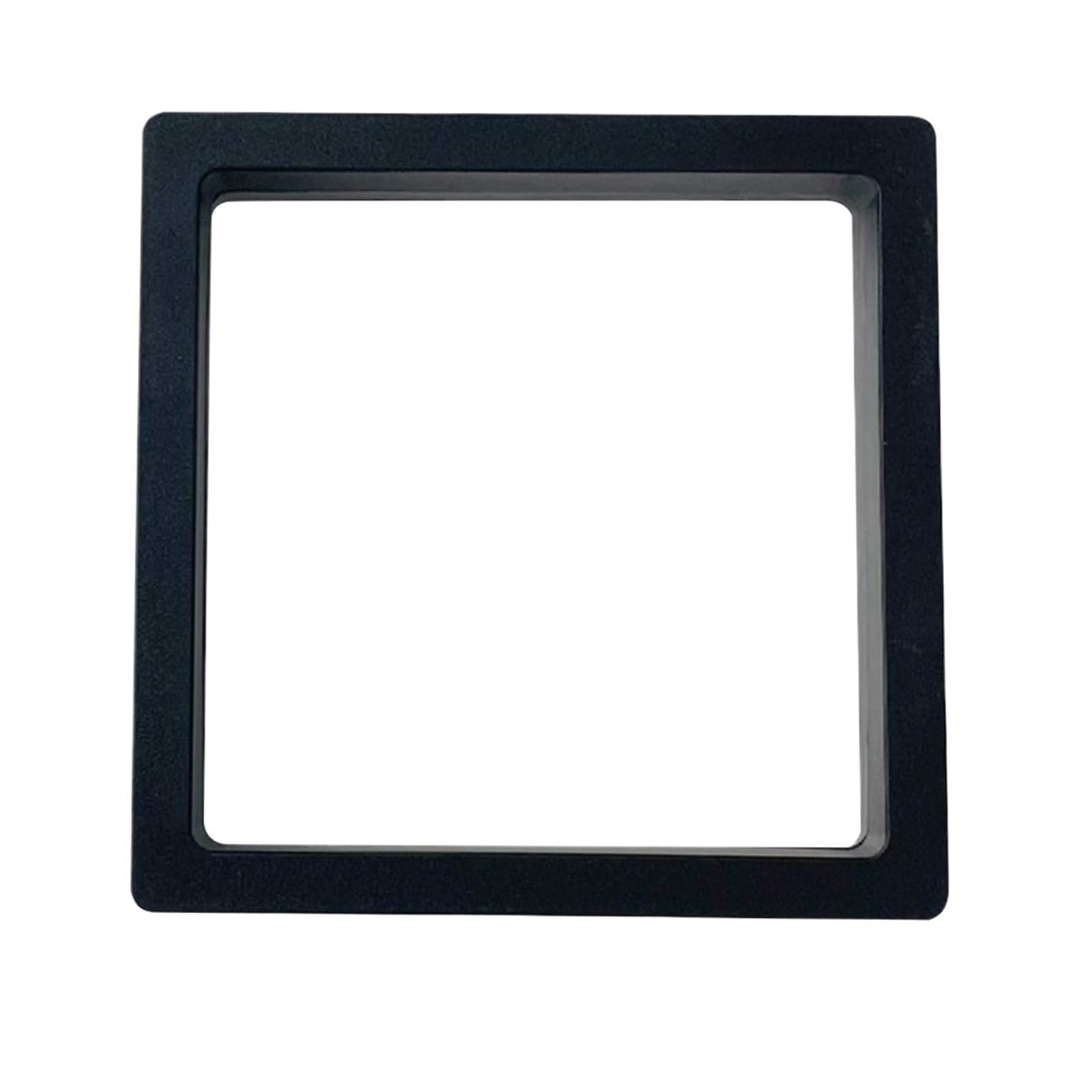 Plastikowe pudełko na biżuterię z pływającą ramą 3D | Przechowywanie biżuterii: 9 sztuk 3D pływającej ramki Shadow Box(9cm)