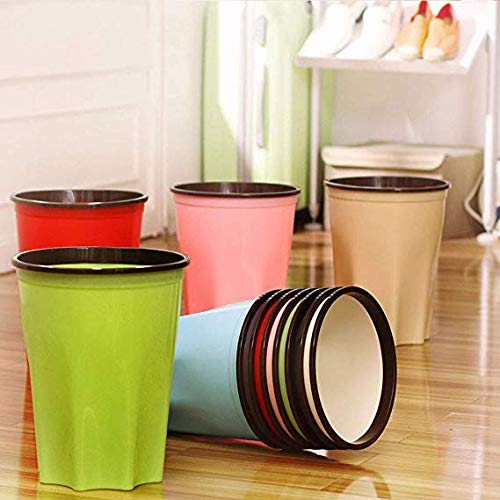 Poubelle cuisine et salle de bain 10L : lot de 4 corbeilles anti-désordre