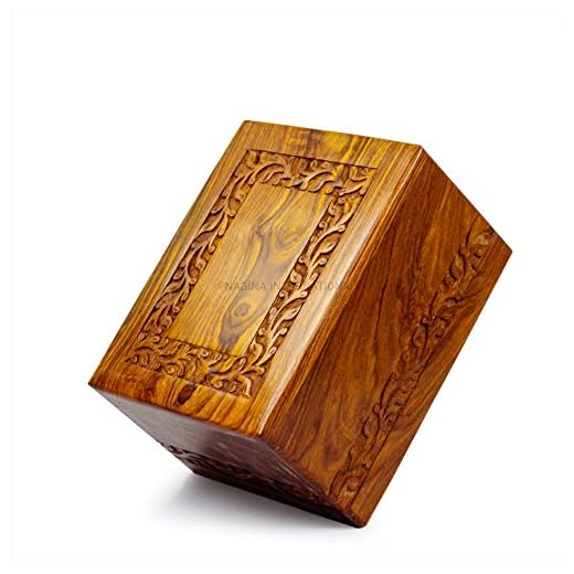 Hand-Carved Premium Rosewood Urns