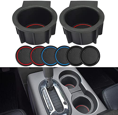 Insertos de portavasos TPE para Ford F150 2004-2008 miniatura 1