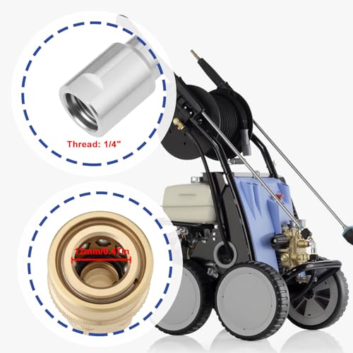 Acoplamiento rápido de rosca hembra IG 12 compatible con Kranzle 4