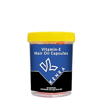 Kenra Vitamin E Hair Oil in Serum Application Capsules for Rough Dry Dull & Frizzy hair 60 Capsules