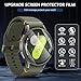Diruite 4-Pack Screen Protector for Samsung Galaxy Watch 7/6/5/4/FE 44mm Tempered Glass Screen Cover(Diameter Size 41mm)