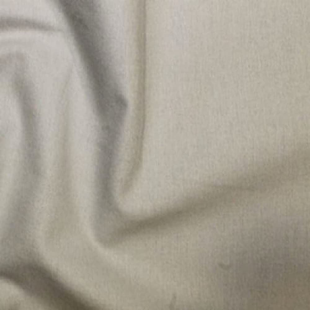 Plain Coloured True Craft 100% Cotton Dressmaking Patchwork Fabric (per metre) (71 Silver)