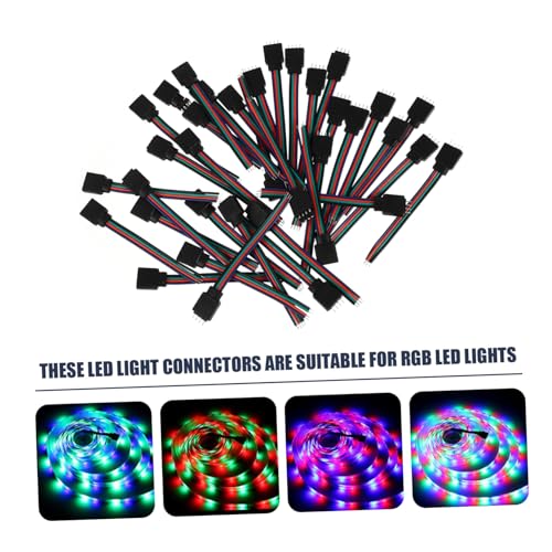 Conector tiras LED para decoración de salones y techos con molduras RGB 4