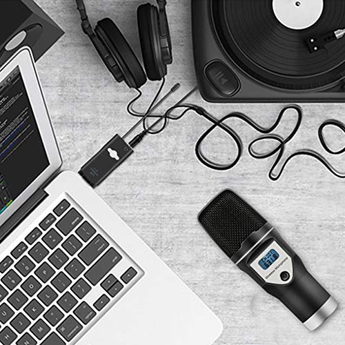 Deinbe UHF USB Wireless-Mikrofonstativ Stativbefestigung Omnidirectional PC Laptop Studio-Aufnahme Mic-Empfänger - Image 5