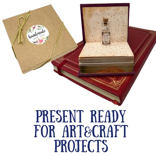 6-Piece Vintage Glass Bottle Set with Cork Stopper and Floo Powder Label for DIY Crafts, Decorative Potions, and Wizardly Accessories - Image 6