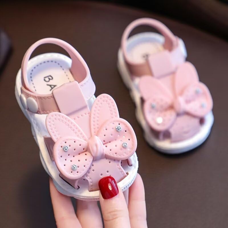 Infant Girl Lovely Bowknot Fashion Summer Sandals for Outdoor Indoor Walking2