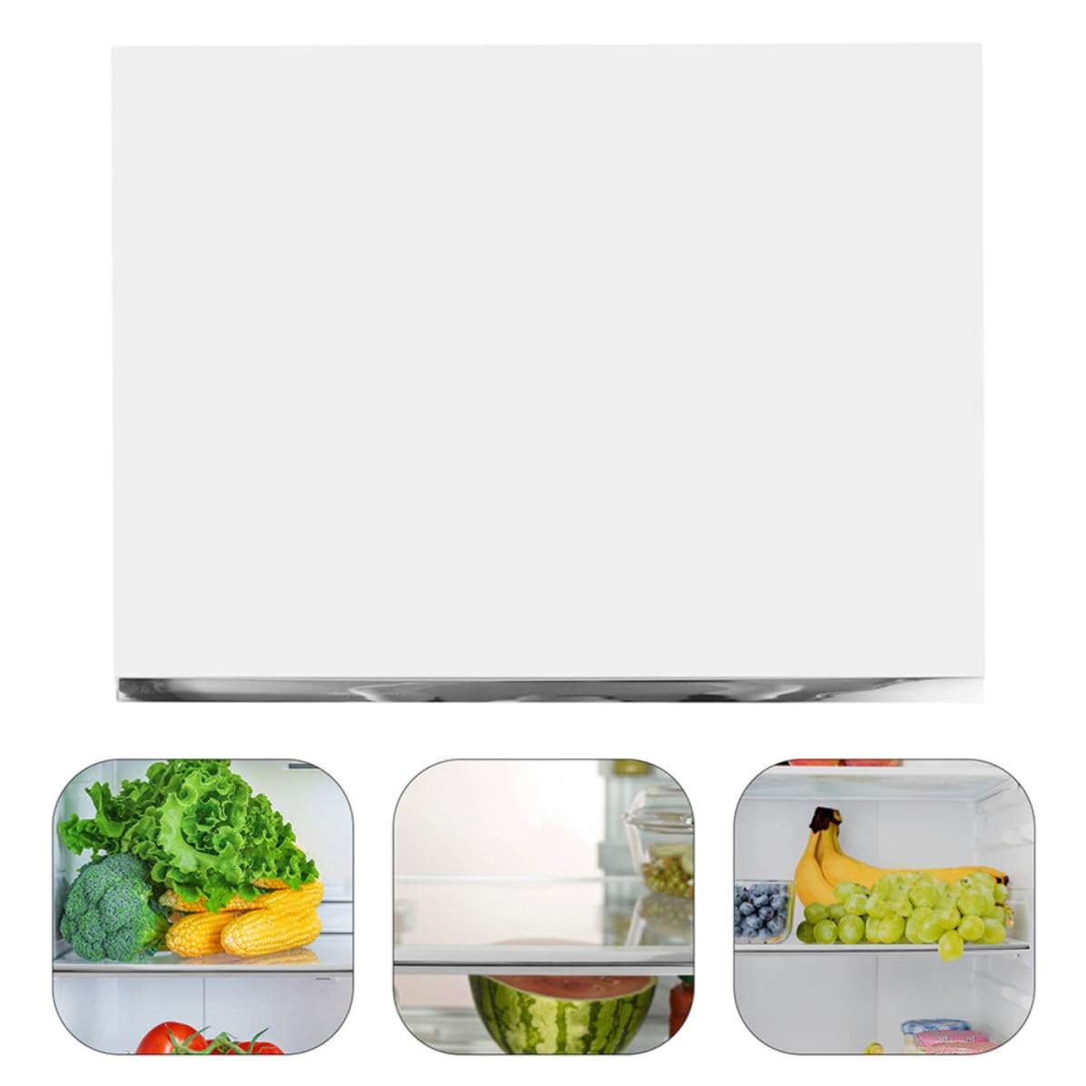 Ripiano Frigo in Vetro Bianco per Frigorifero, Divisorio