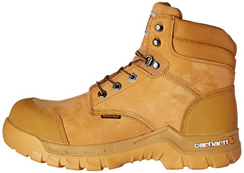 Carhartt Men's 6" Rugged Flex Waterproof Soft Toe Work Boot, Wheat, 11 - Image 9