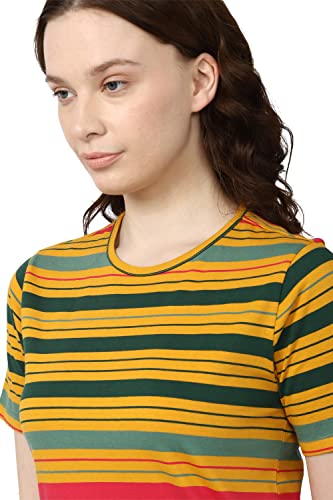 Image of Van Heusen Women's Cotton Regular Fit T-Shirt