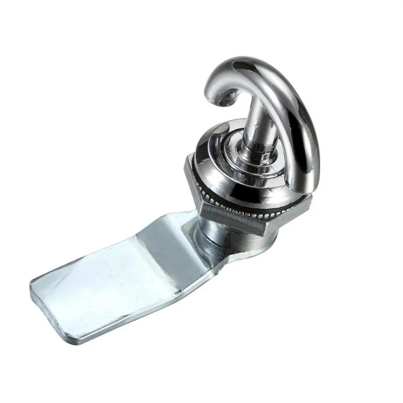 Serrure de boîte aux lettres, serrure de boîte aux lettres, mini serrure à came d'armoire MS715, serrure à cylindre de boîte aux lettres de tiroir de couleur argent 1 pièces