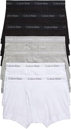 Calvin Klein Mens Underwear Cotton Classics 7-pack Trunk