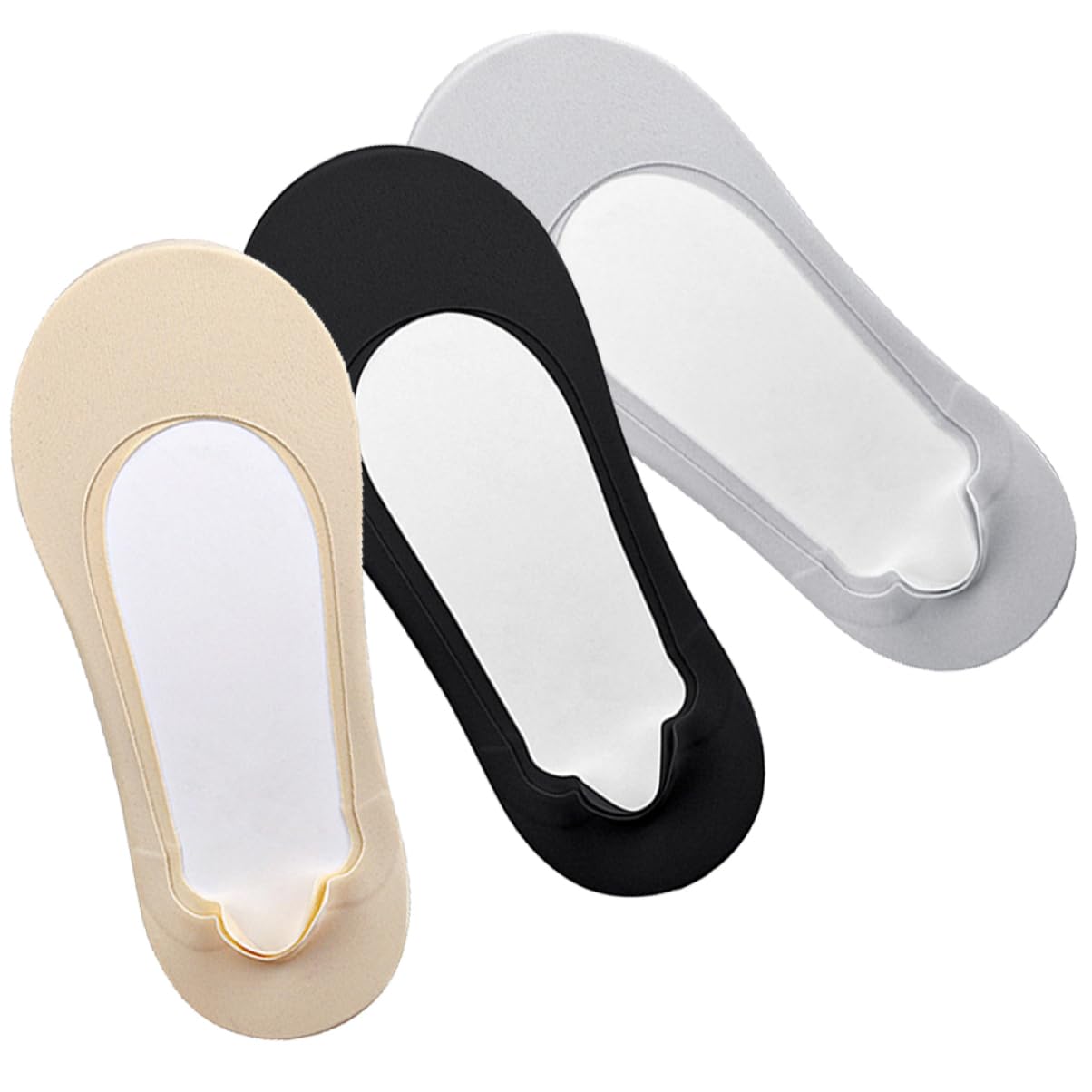 Healvian 12paare Damen Unsichtbare Füßlinge Atmungsaktive Low Cut Socken Für Mädchen Komfortabel Rutschfest Für Ballerinas Sneaker Und High Heels