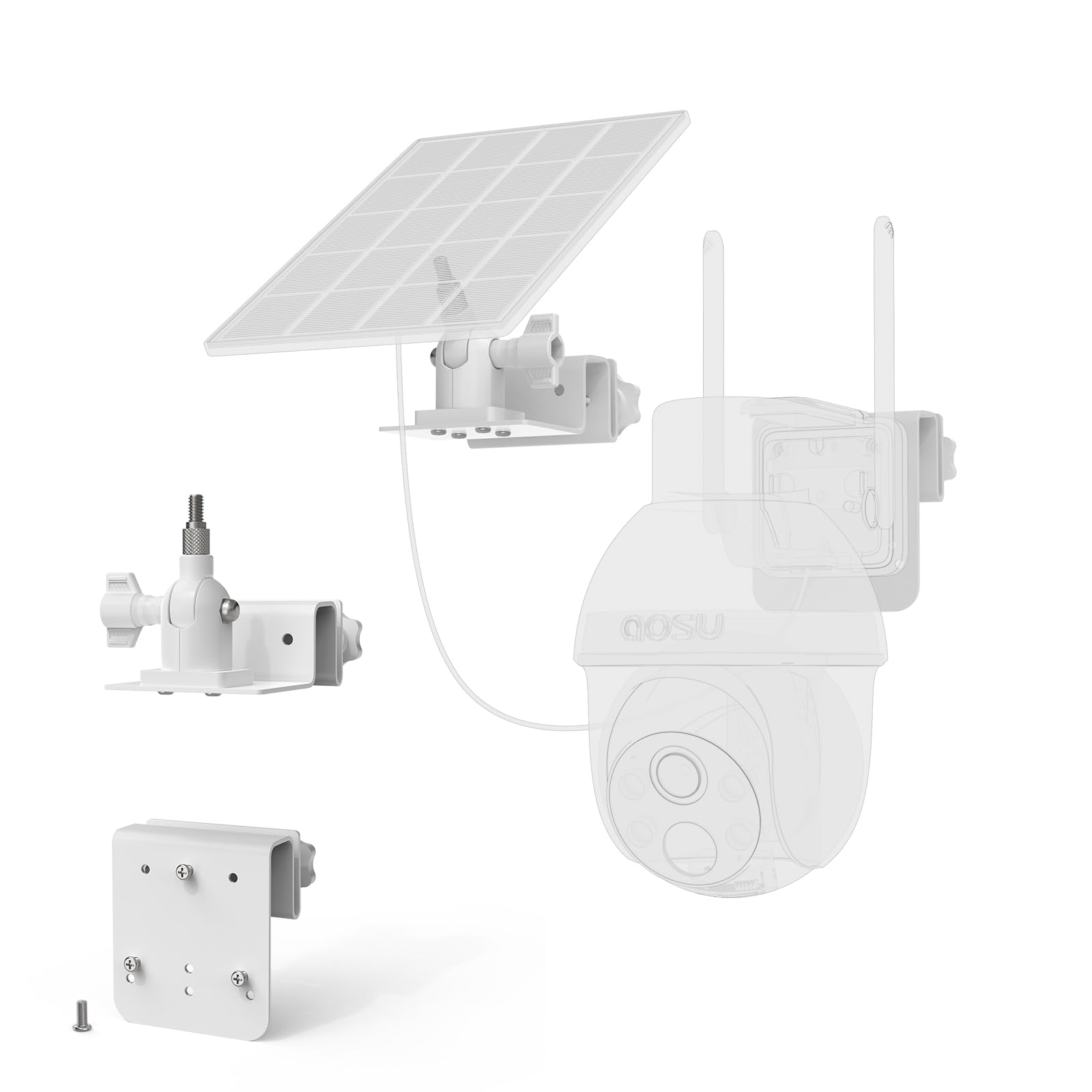 Amazon.com : VOMENC Gutter Mount Kit for AOSU Solar Security