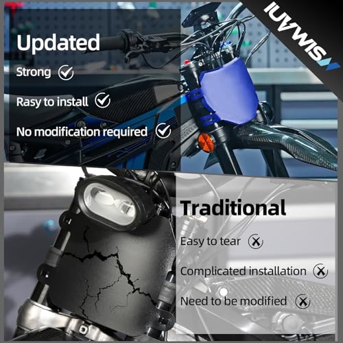 Image of Electric Dirt Bike Number Plate Front License for Surron Sur Ron LBX Tuttio Talaria Sting MX3 /R MX4 MX5 Talaria XXX E-Ride Pro SR S SS 2.0 3.0 Tutti Soleil 01 Rawrr Mantis Ebox ETM RTR Blue